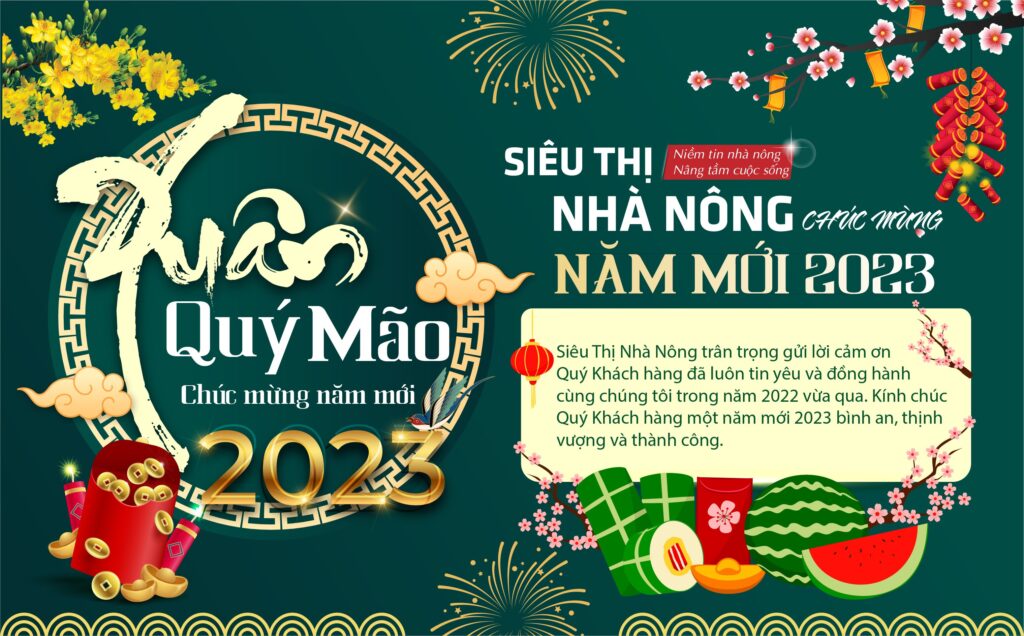 Thư chúc Tết Nguyên Đán Siêu Thị Nhà Nông năm 2023